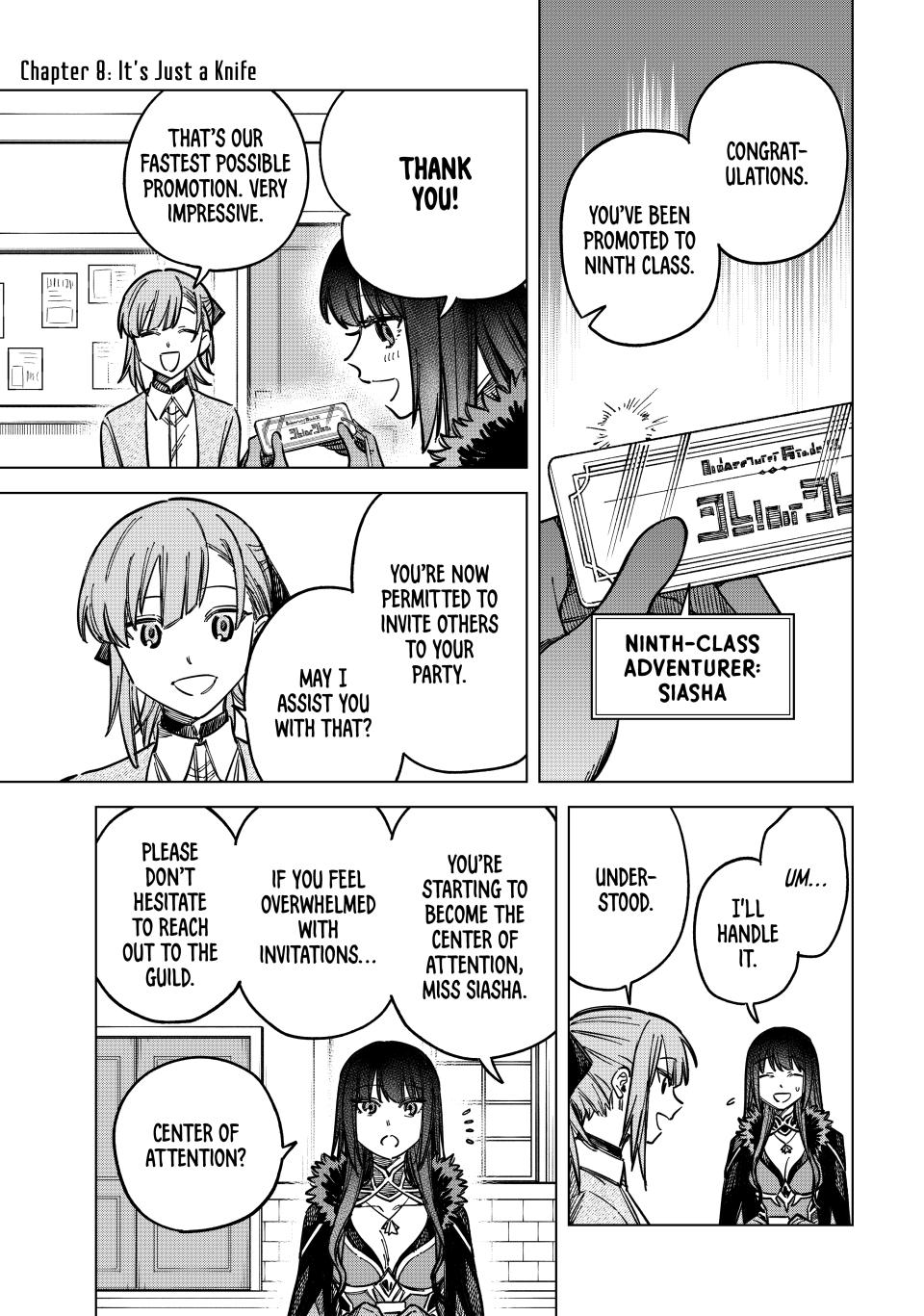 The Witch and the Mercenary Chapter 8 page 1 - Chapter 8
