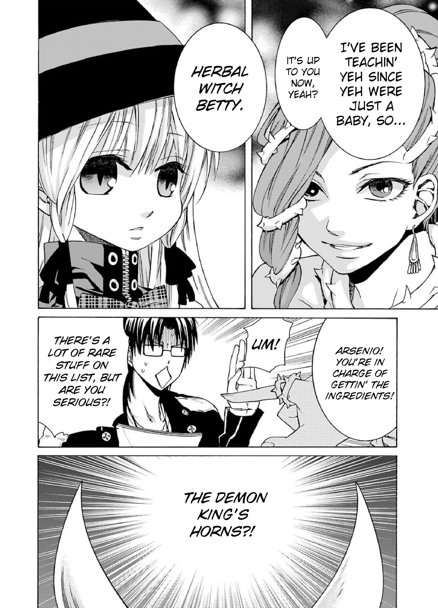 The Witch's Servant and The Demon Lords Horns Chapter 1 page 11 - Chapter 1: The Witch's Servant and the Demon King's Castle