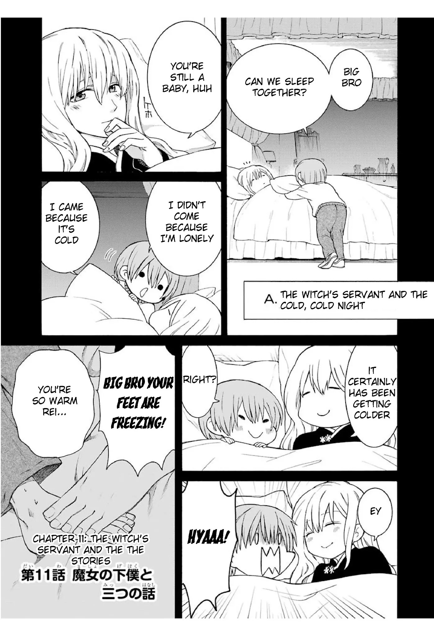 The Witch's Servant and The Demon Lords Horns Chapter 11 page 1 - Chapter 11: The Witch's Servant and Three Stories