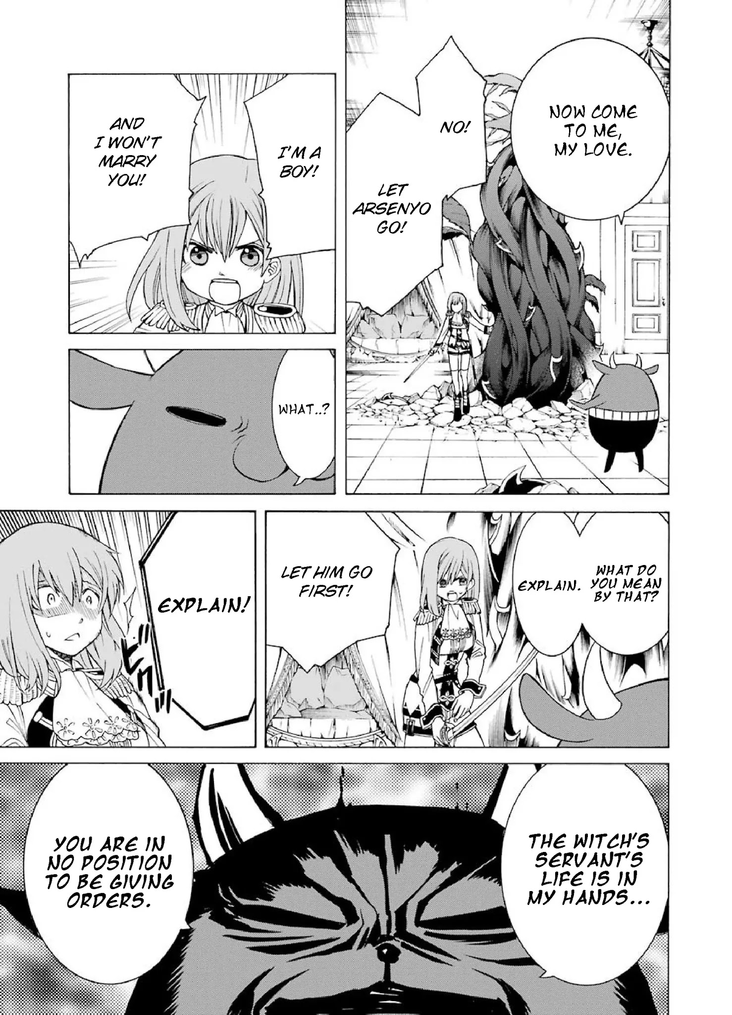 The Witch's Servant and The Demon Lords Horns Chapter 3 page 15 - Chapter 3: The Witch's Servant and the Iron Rose