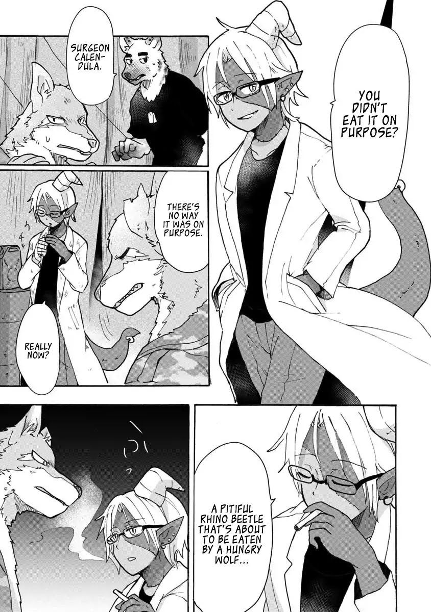The Wolf Child Sora in the War Zone Chapter 2 page 16 - Chapter 2: The Rhino Beetle in the Cage