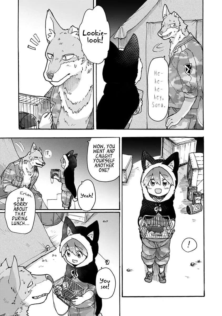 The Wolf Child Sora in the War Zone Chapter 2 page 20 - Chapter 2: The Rhino Beetle in the Cage