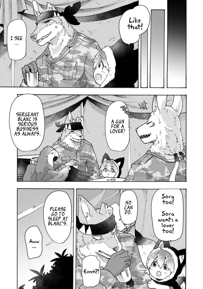 The Wolf Child Sora in the War Zone Chapter 4 page 14 - Chapter 4: The Soldiers' Lovers