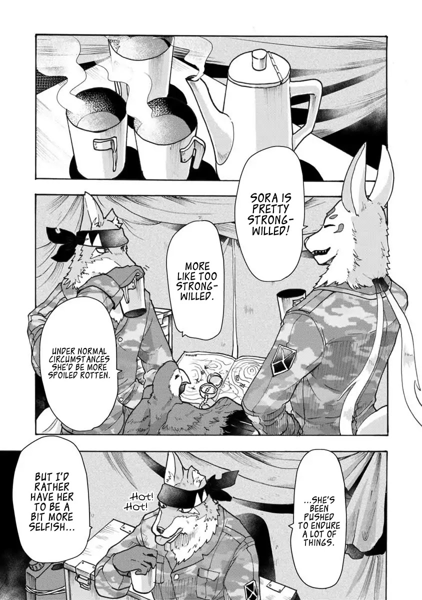 The Wolf Child Sora in the War Zone Chapter 4 page 2 - Chapter 4: The Soldiers' Lovers
