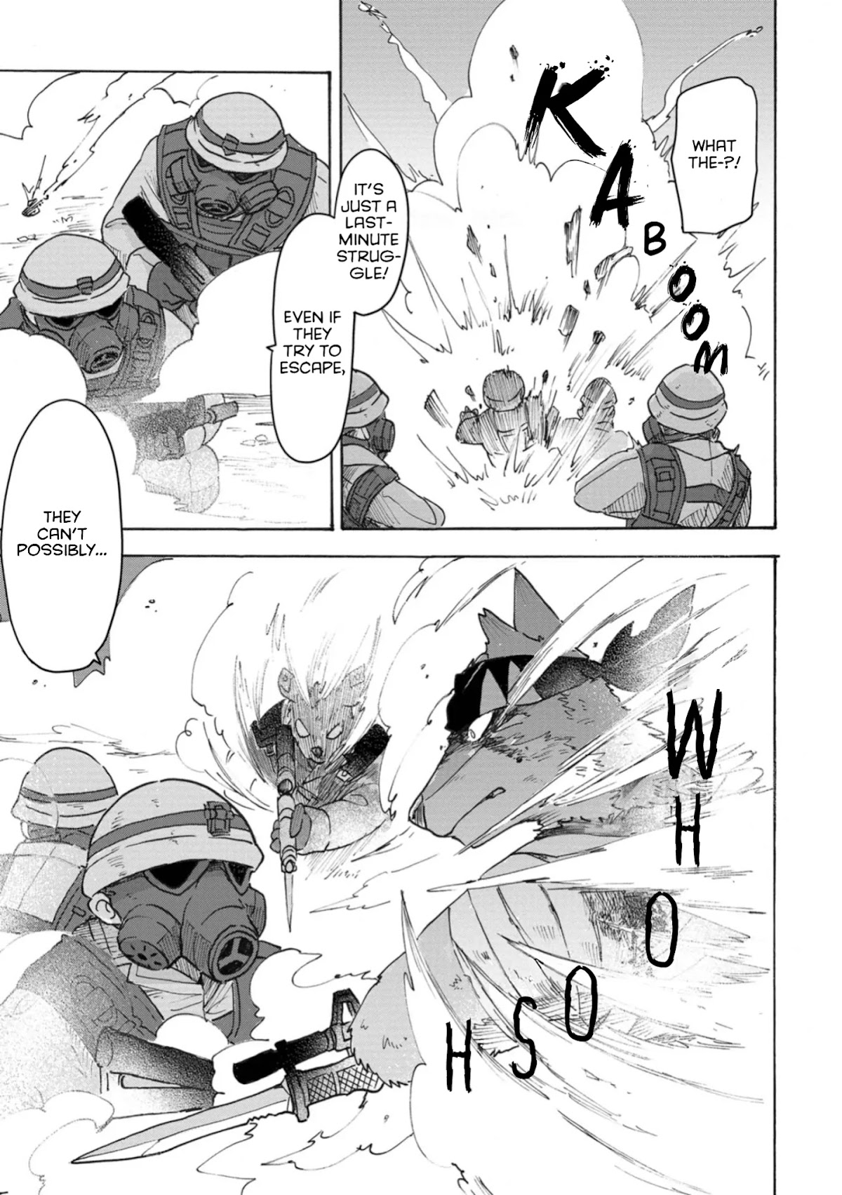 The Wolf Child Sora in the War Zone Chapter 6 page 21 - Chapter 6: The Deadliest Sniper: Part 2