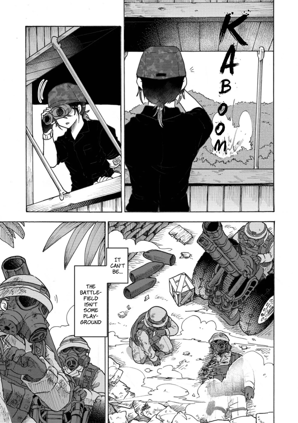 The Wolf Child Sora in the War Zone Chapter 6 page 33 - Chapter 6: The Deadliest Sniper: Part 2