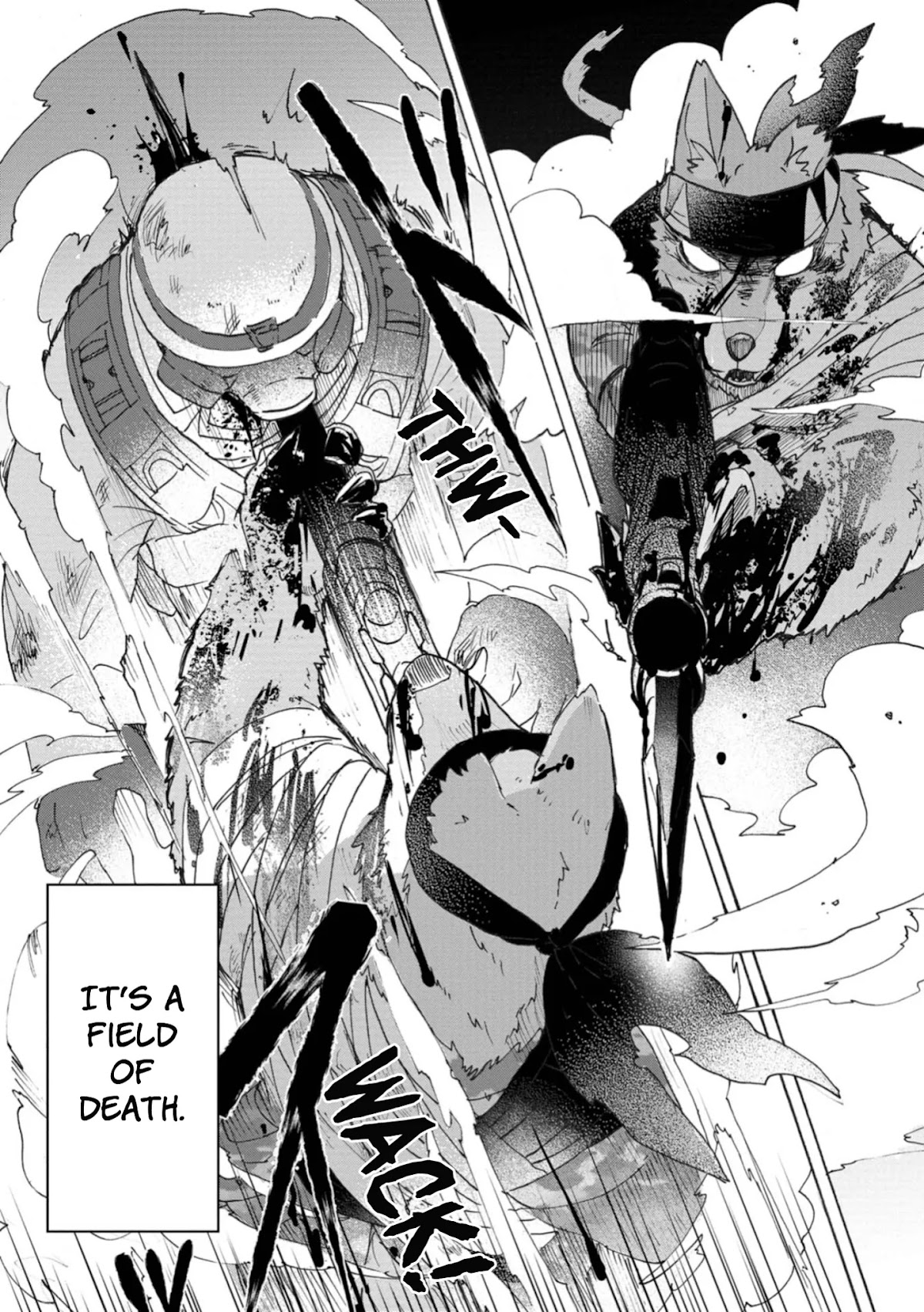 The Wolf Child Sora in the War Zone Chapter 6 page 34 - Chapter 6: The Deadliest Sniper: Part 2