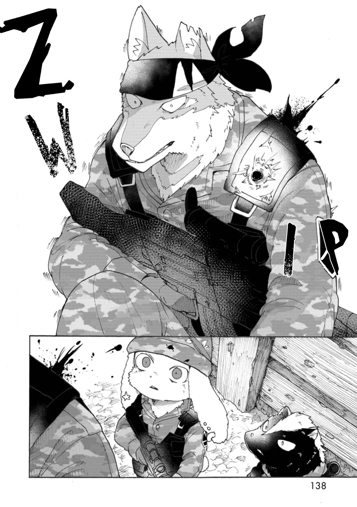 The Wolf Child Sora in the War Zone Chapter 6 page 4 - Chapter 6: The Deadliest Sniper: Part 2