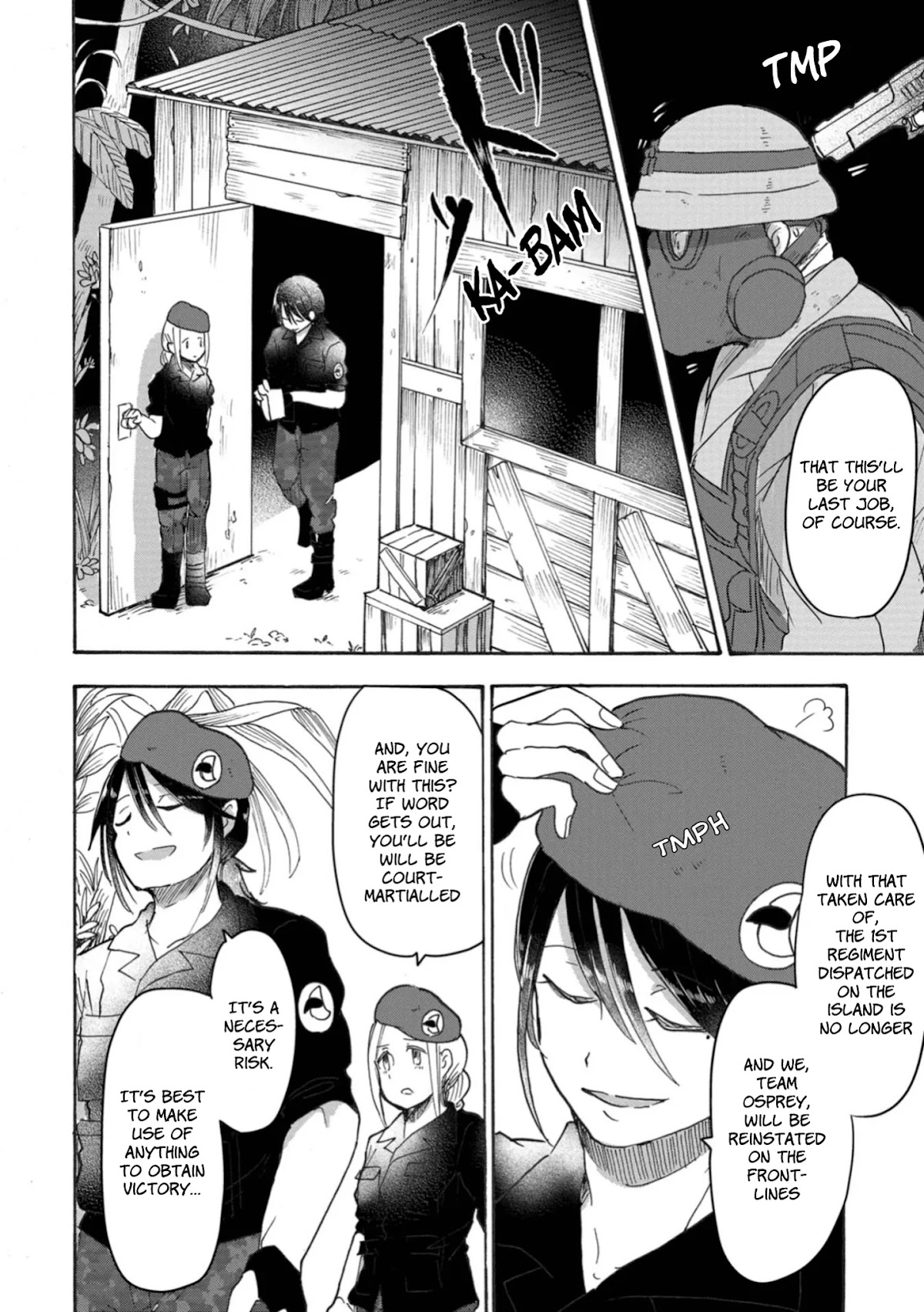 The Wolf Child Sora in the War Zone Chapter 6 page 40 - Chapter 6: The Deadliest Sniper: Part 2