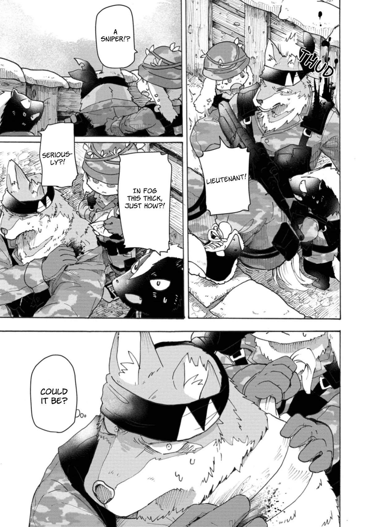 The Wolf Child Sora in the War Zone Chapter 6 page 5 - Chapter 6: The Deadliest Sniper: Part 2
