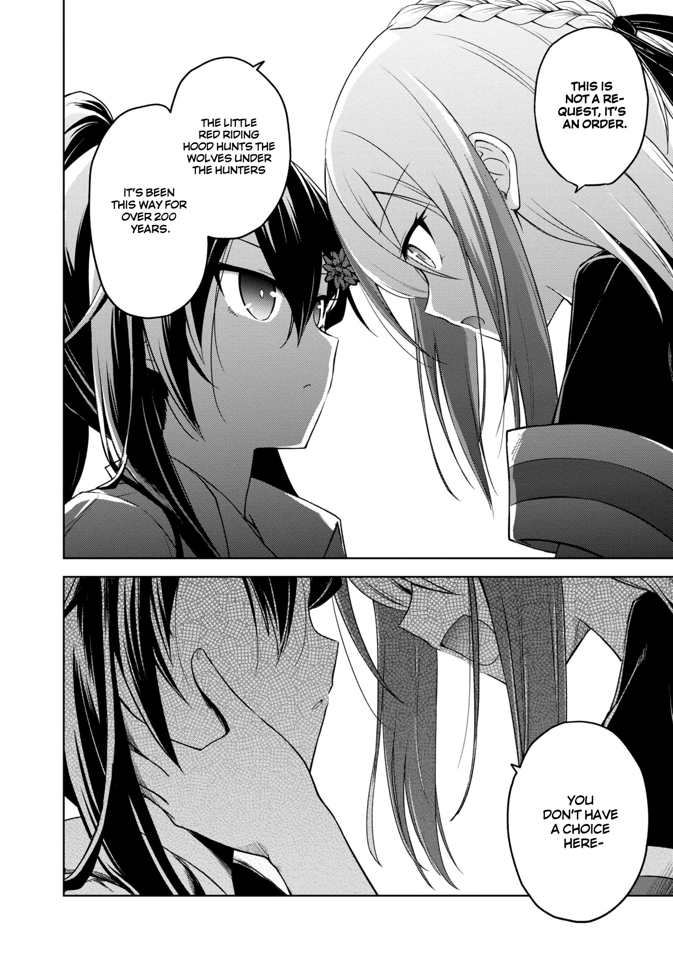 The Wolf in Love and Mille-Feuille Chapter 3 page 17 - Chapter 3: Märchen 3: The Garnet hunter