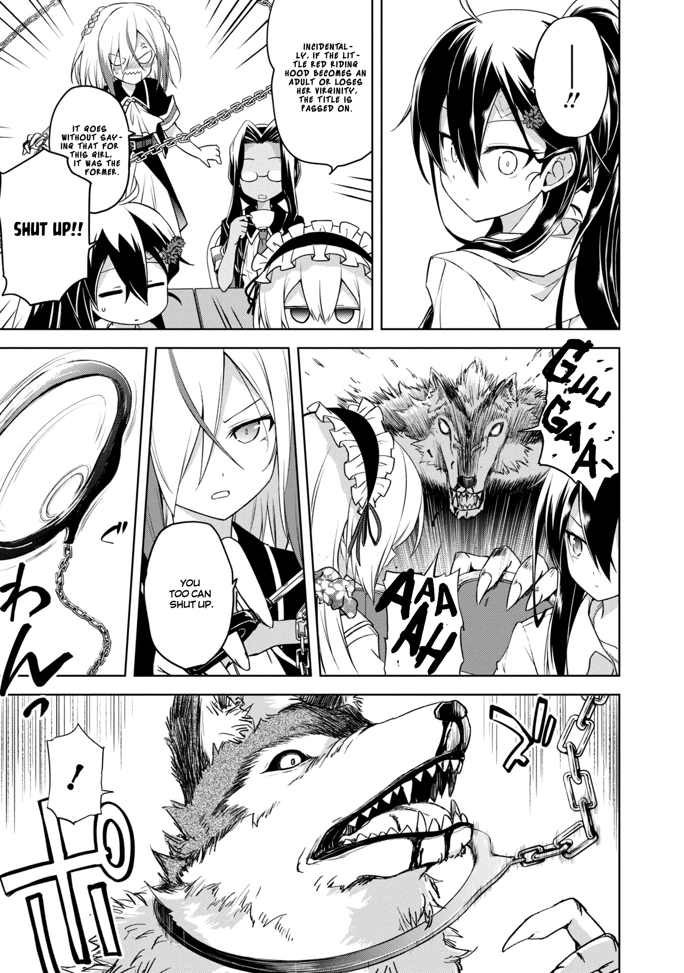 The Wolf in Love and Mille-Feuille Chapter 3 page 27 - Chapter 3: Märchen 3: The Garnet hunter