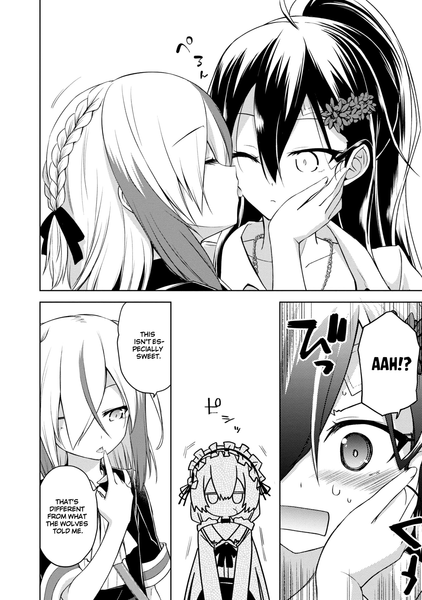 The Wolf in Love and Mille-Feuille Chapter 3 page 5 - Chapter 3: Märchen 3: The Garnet hunter