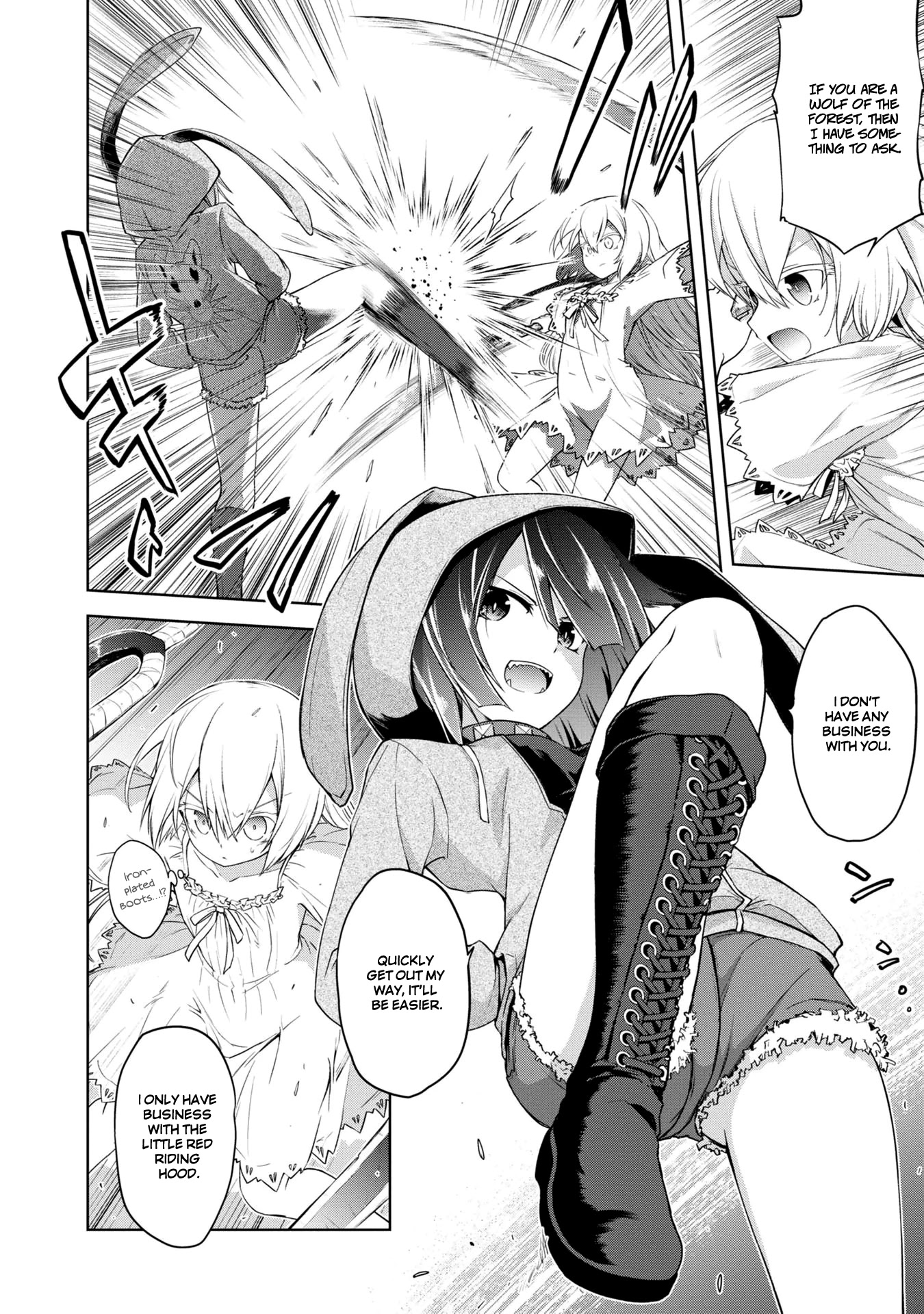 The Wolf in Love and Mille-Feuille Chapter 4 page 16 - Chapter 4: Märchen 4: Guarding Wolf and Hunting Wolf