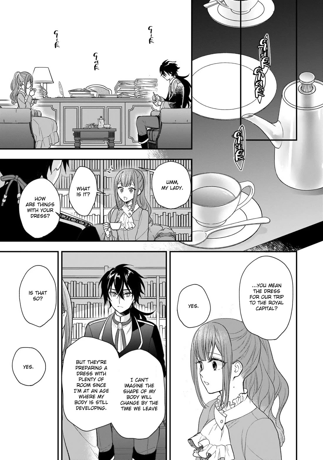 The Wolf Lord's Lady Chapter 27.5 page 19 - Chapter 27.5: Vol. 5 Extra - An Important Day for You and Me