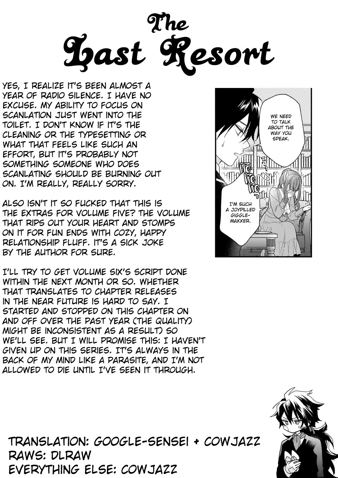 The Wolf Lord's Lady Chapter 27.5 page 28 - Chapter 27.5: Vol. 5 Extra - An Important Day for You and Me