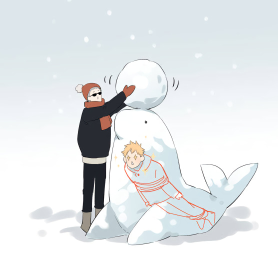 The Wolf That Picked Something Up Chapter 33 page 2 - Chapter 33: Big potato in the snowy day