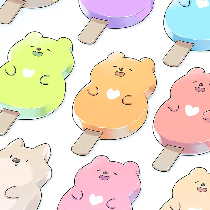 The Wolf That Picked Something Up Chapter 81.5 page 6 - (Pictures) Summer Ice Cream
