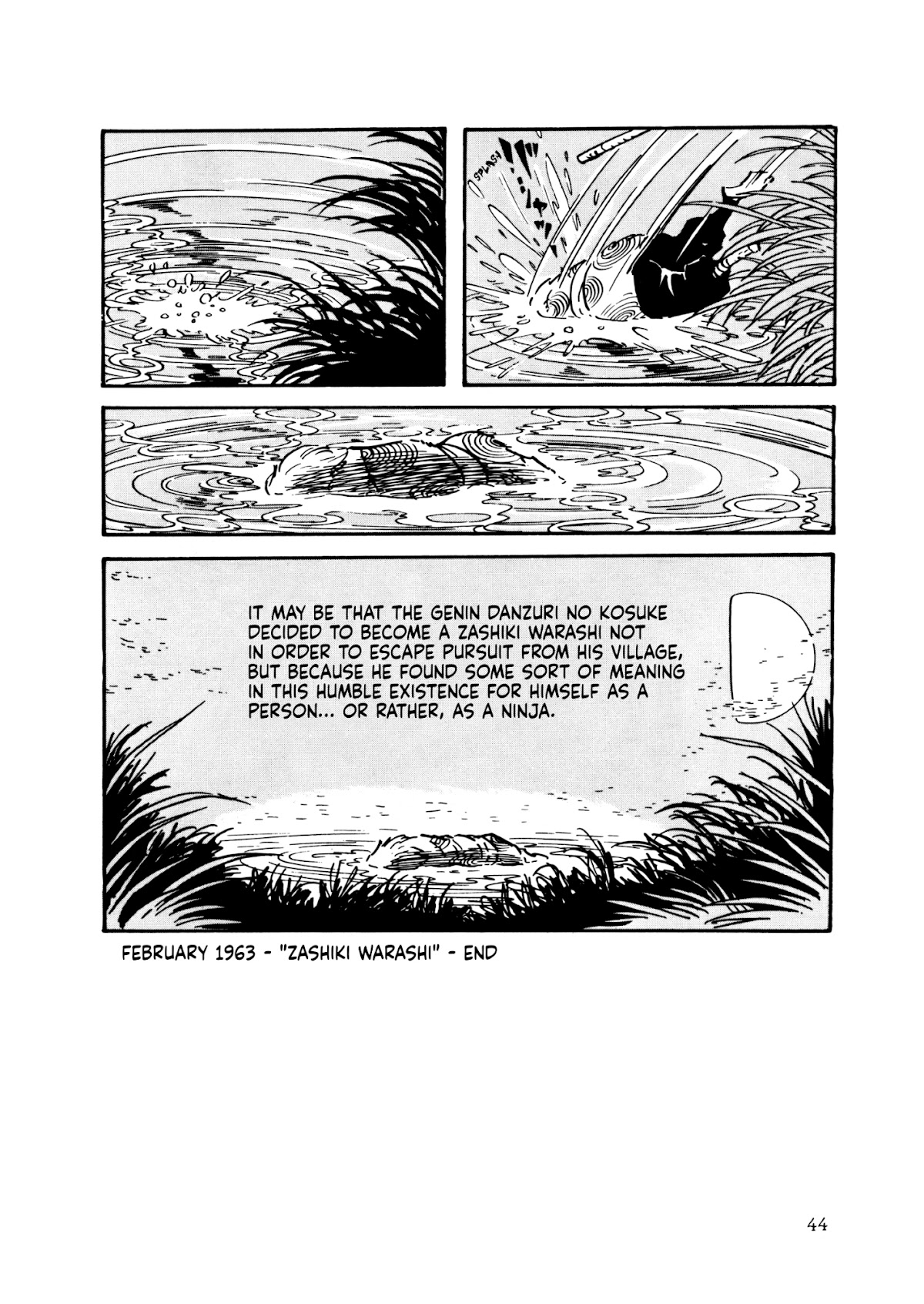The Wooden-Mortared Kingdom - Garo 20th Anniversary Memorial Issue Chapter 1 page 36 - Chapter 1: Zashiki Warashi [Shirato Sanpei]