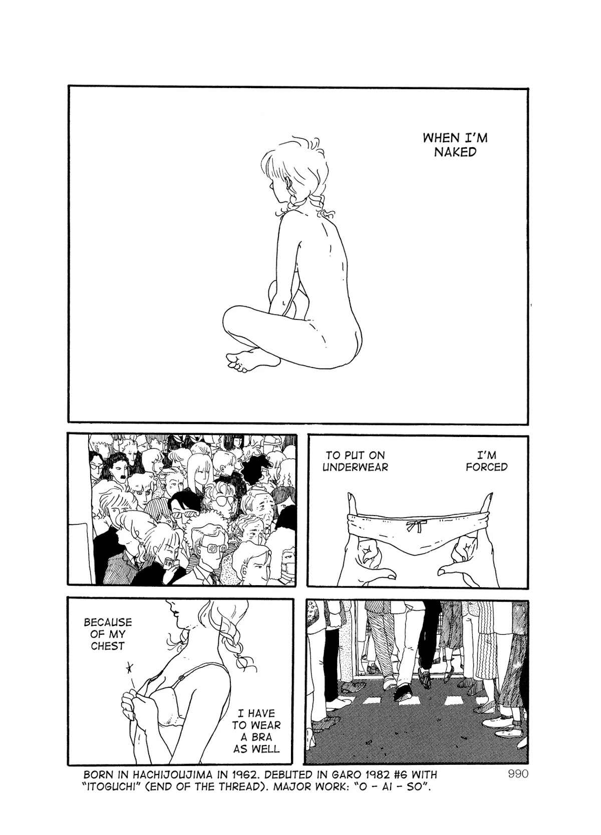 The Wooden-Mortared Kingdom - Garo 20th Anniversary Memorial Issue Chapter 62 page 2 - Chapter 62: End of the Thread [Matsumoto Michiyo]
