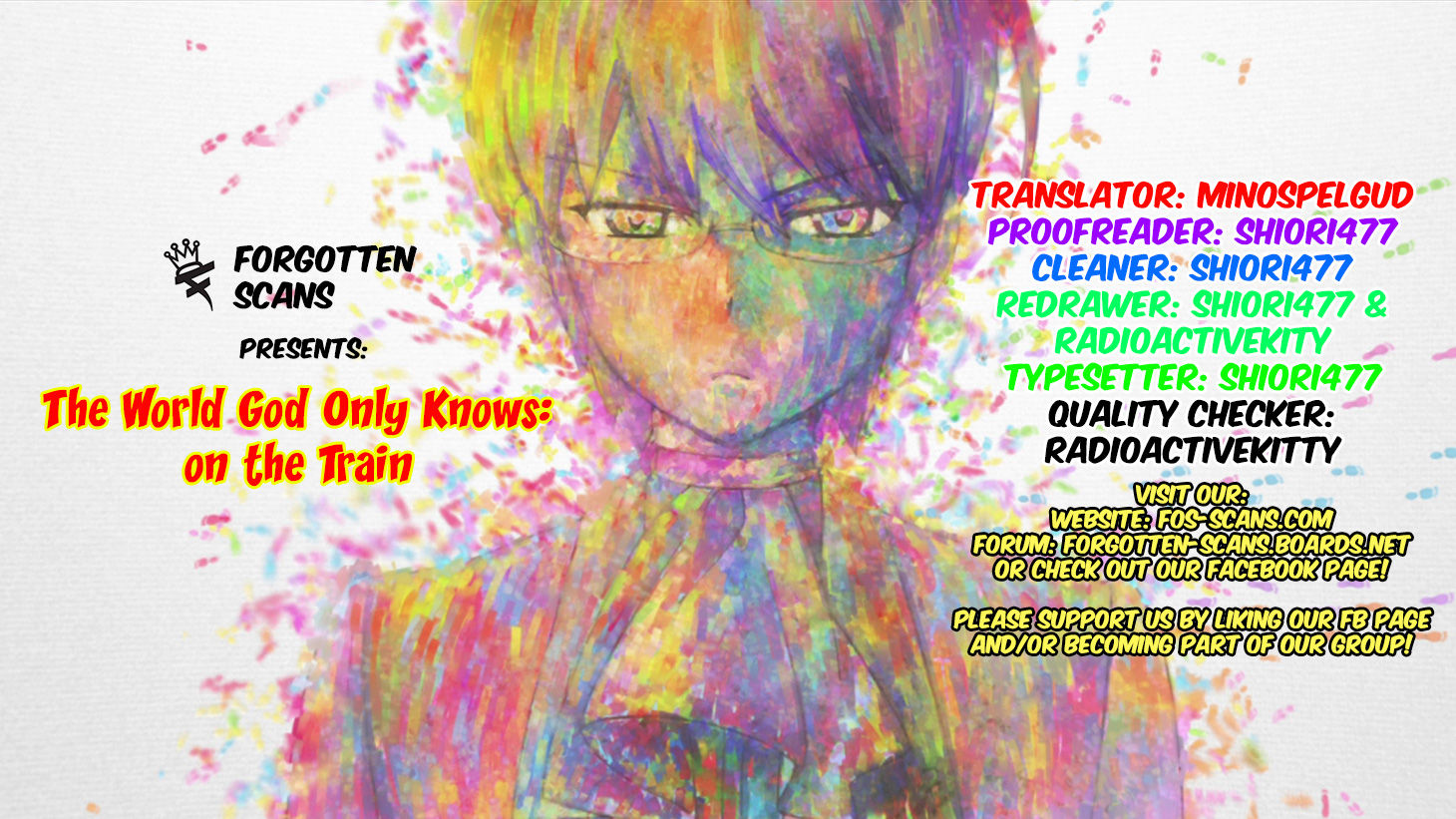The World God Only Knows - On the Train Chapter 14 page 1 - Chapter 14 : Final Station - Fourteenth Point of View: Nikaidou Station