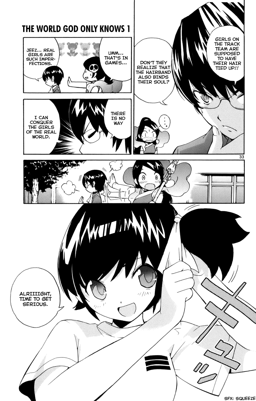 The World God Only Knows Chapter 1 page 37 - Chapter 1: Love Makes the World Go 'Round