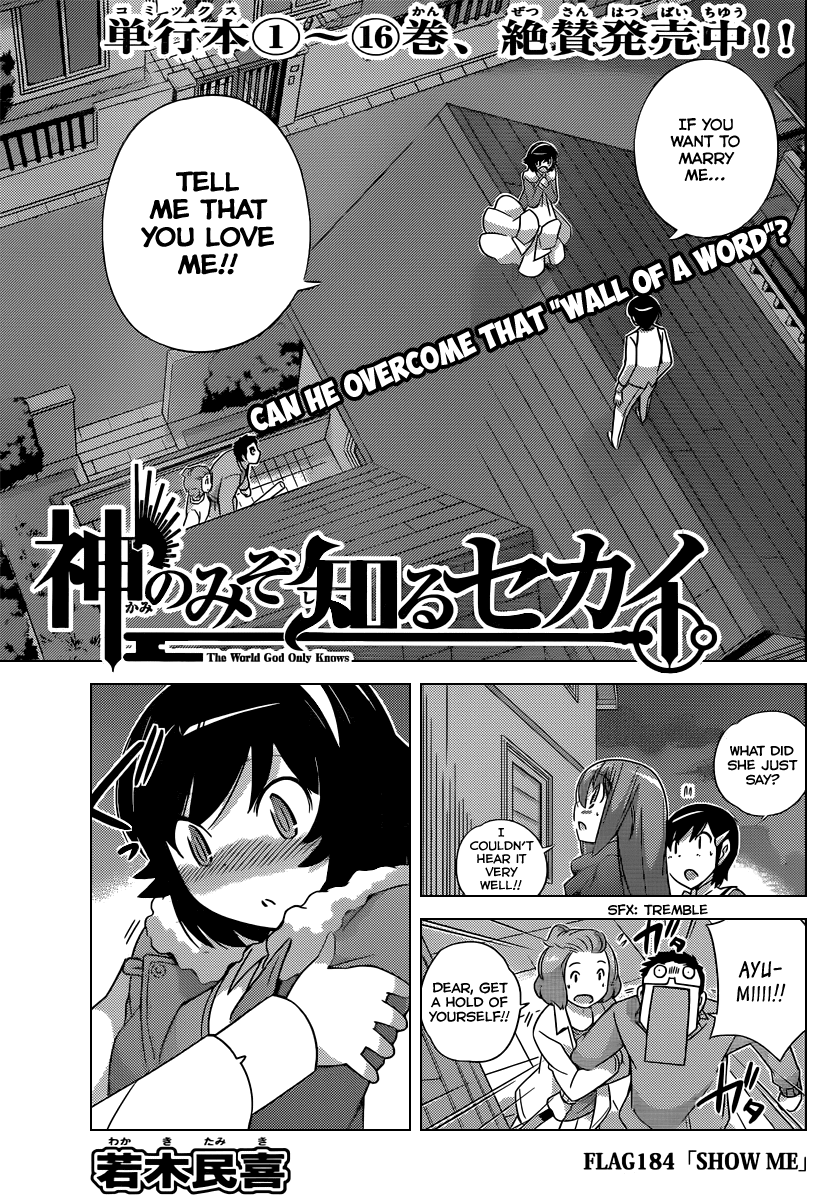 The World God Only Knows Chapter 184 page 2 - Chapter 184: Show Me