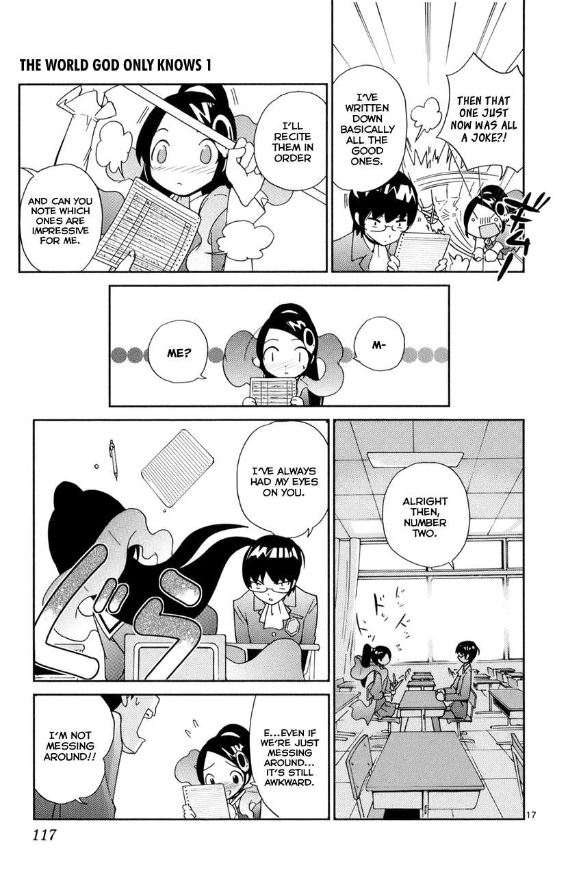 The World God Only Knows Chapter 3 page 17 - Chapter 3: Baby You're a Rich Girl