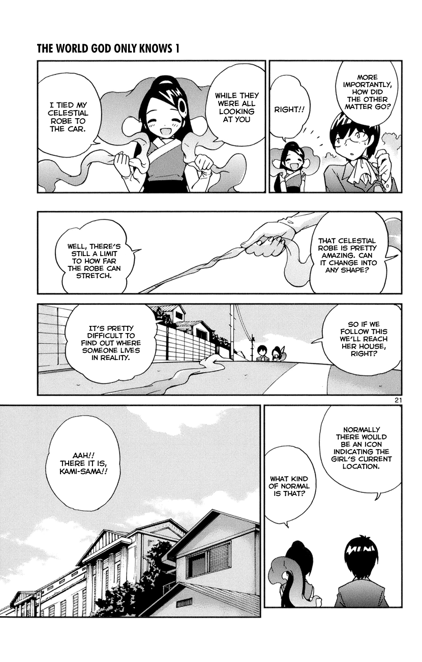 The World God Only Knows Chapter 3 page 21 - Chapter 3: Baby You're a Rich Girl