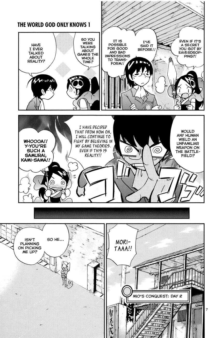 The World God Only Knows Chapter 4 page 8 - Chapter 4: Drive My Car