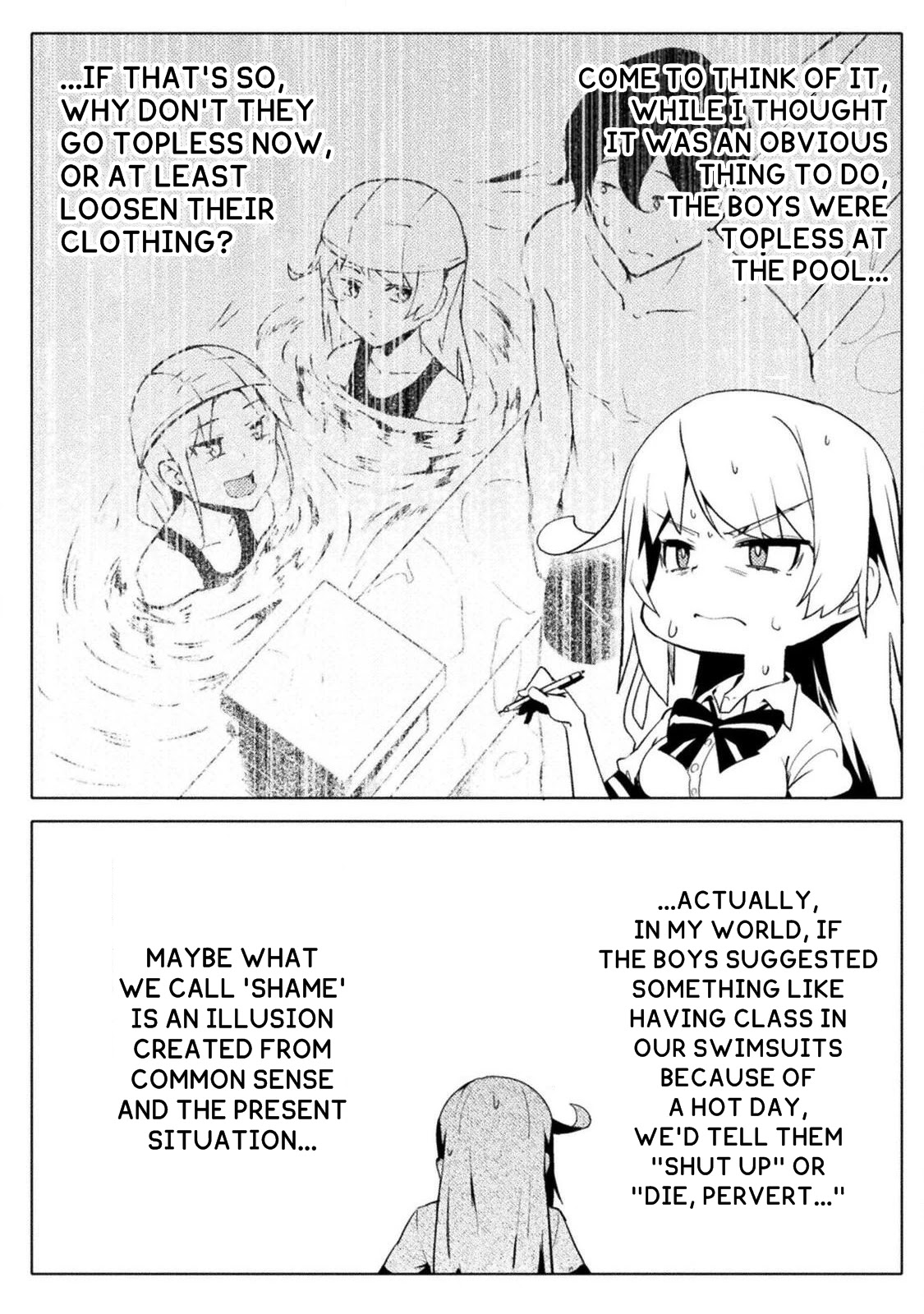 The World of Moral Reversal Chapter 14 page 10 - Chapter 14: Hot~Hot~Hot~ Burning in the Hallway~♪