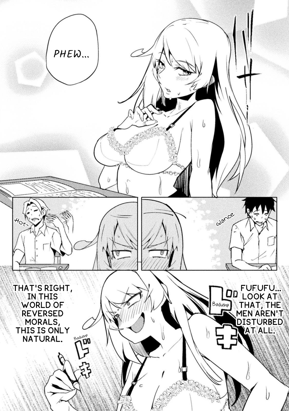 The World of Moral Reversal Chapter 14 page 14 - Chapter 14: Hot~Hot~Hot~ Burning in the Hallway~♪