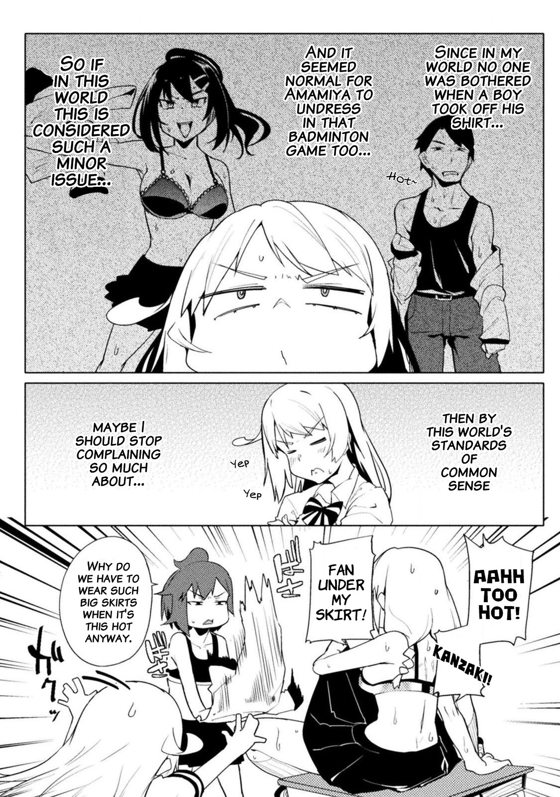 The World of Moral Reversal Chapter 14 page 4 - Chapter 14: Hot~Hot~Hot~ Burning in the Hallway~♪
