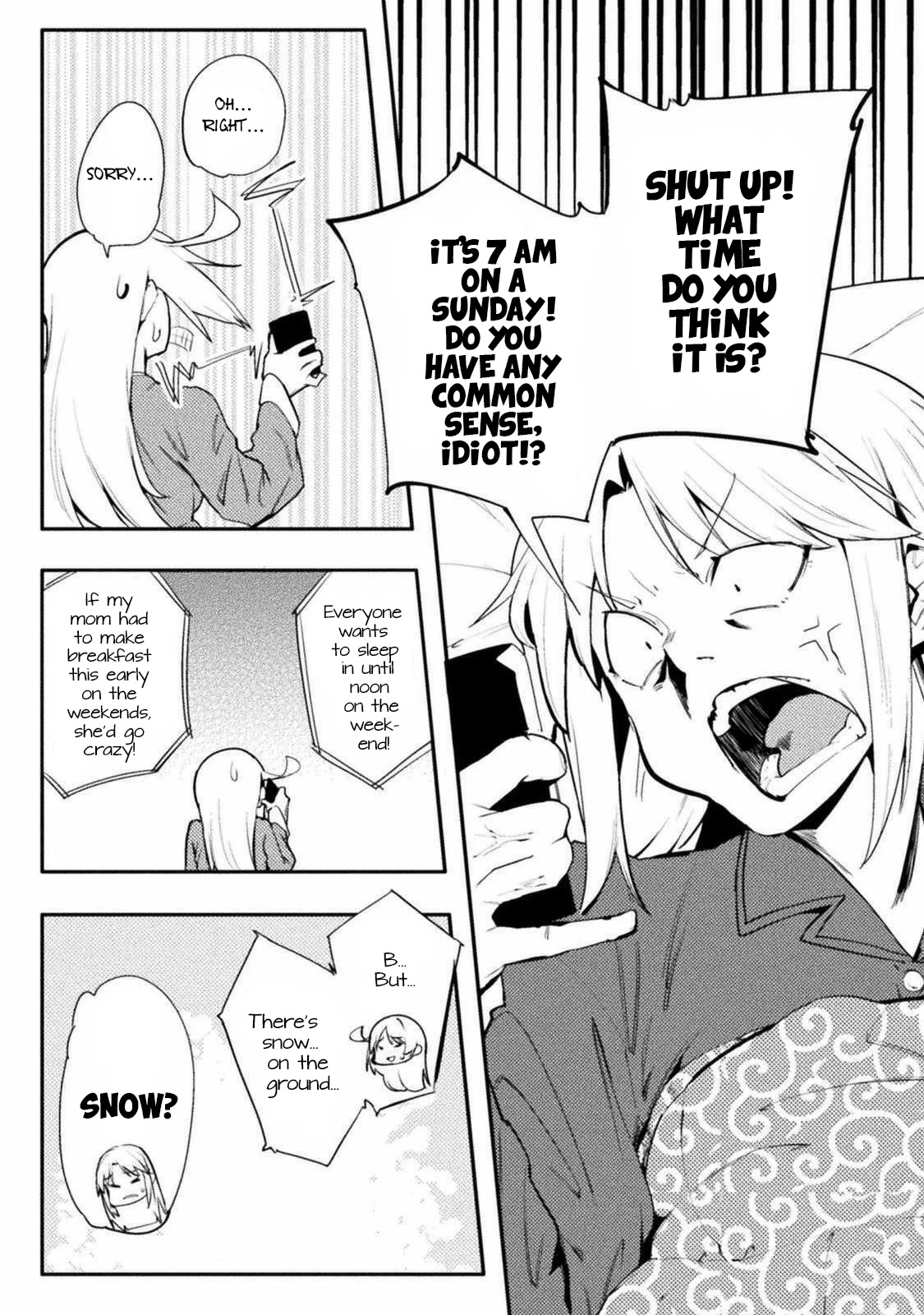 The World of Moral Reversal Chapter 28 page 4 - Chapter 28: Why Are You Dropping This on the Earth? Temperatures Will Fall and It'll Become Uninhabitable!