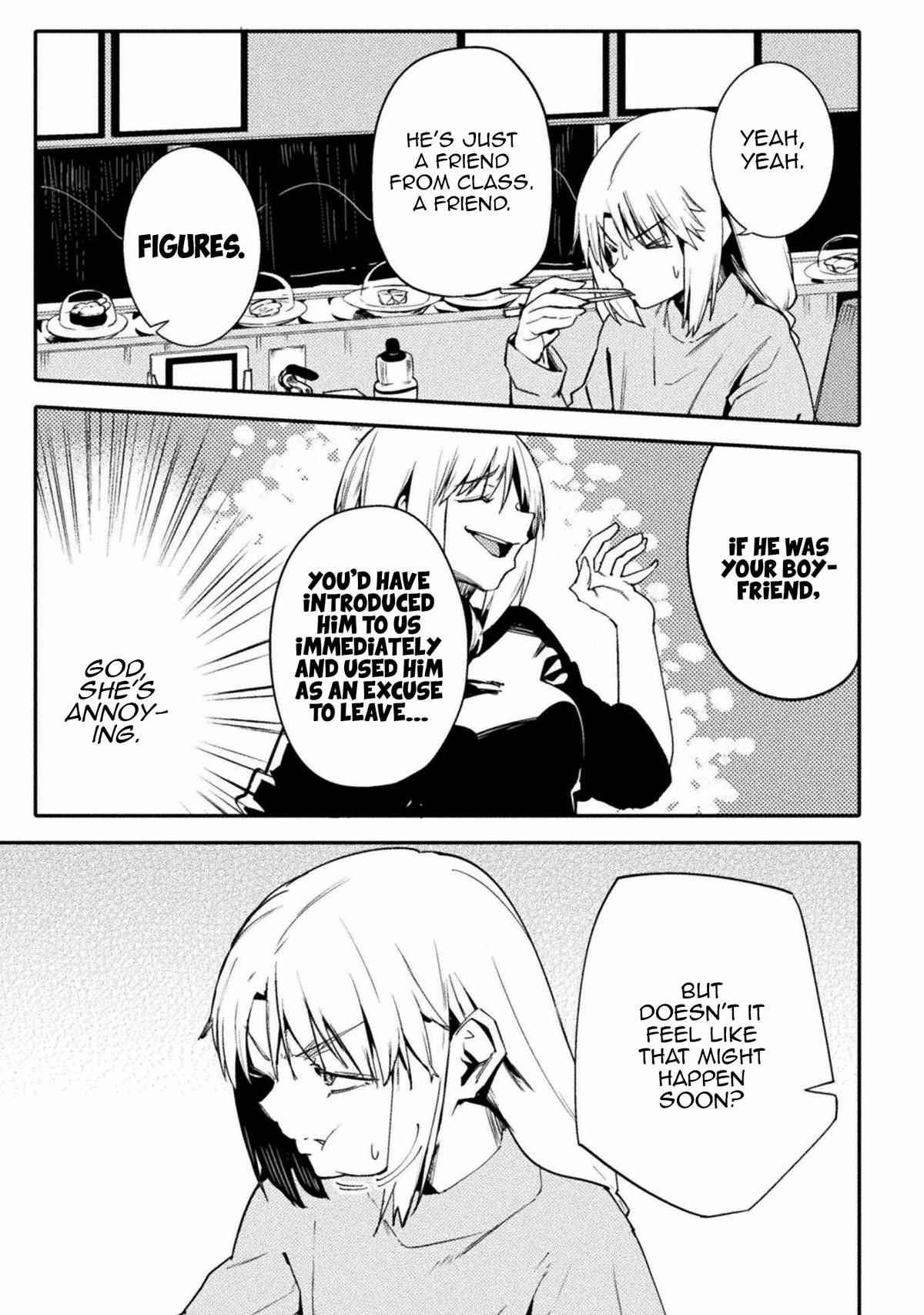 The World of Moral Reversal Chapter 37 page 7 - Chapter 37: Listen, Kid. When It Comes to Conveyor Belt Sushi... Become Someone Who Can Eat Conveyor Belt Sushi Whenever You Want.