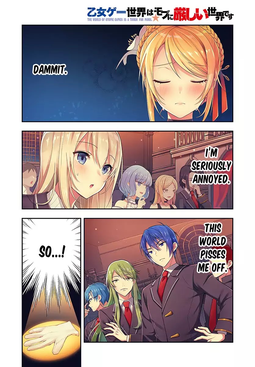The World of Otome Games is Tough for Mobs Chapter 1 page 1 - Chapter 1: Reincarnated into Darkness