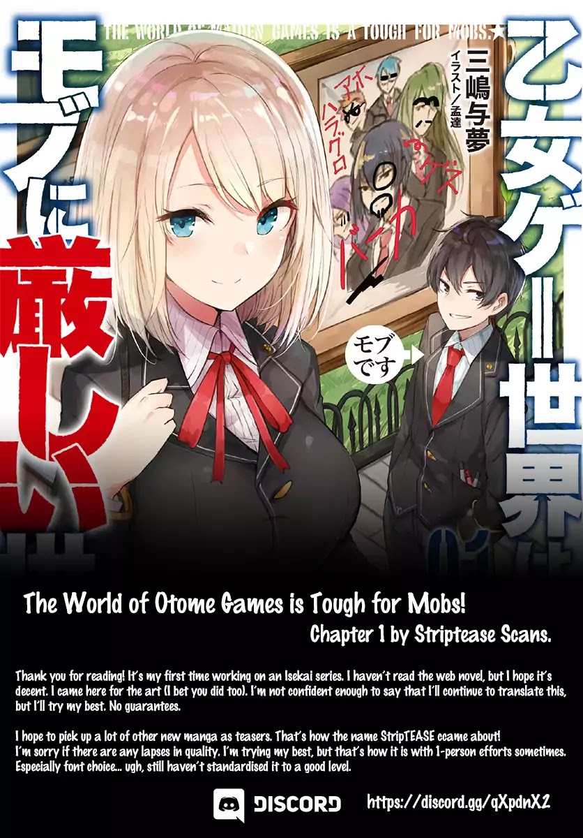 The World of Otome Games is Tough for Mobs Chapter 1 page 50 - Chapter 1: Reincarnated into Darkness