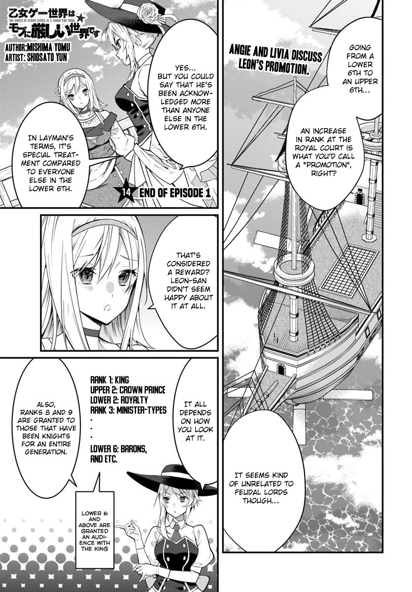 The World of Otome Games is Tough for Mobs Chapter 14 page 2 - Chapter 14: End of Episode 1