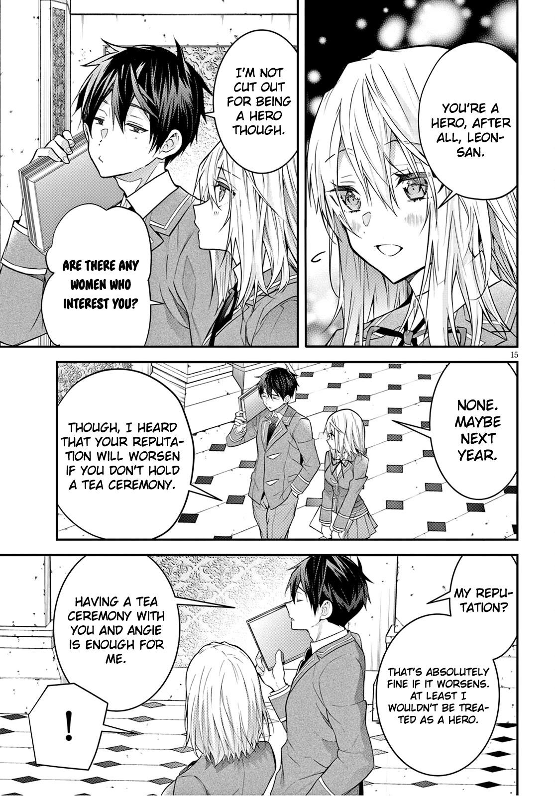 The World of Otome Games is Tough for Mobs Chapter 39 page 15 - Chapter 39: The Saint’s Bodyguard