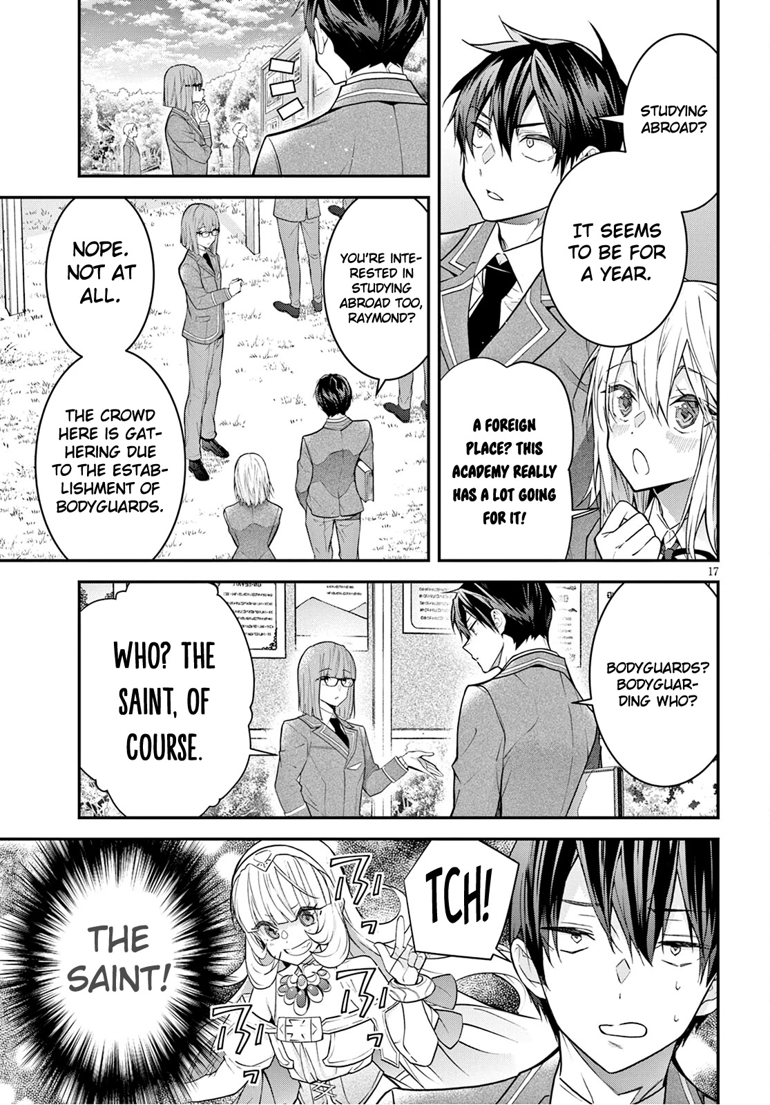 The World of Otome Games is Tough for Mobs Chapter 39 page 17 - Chapter 39: The Saint’s Bodyguard