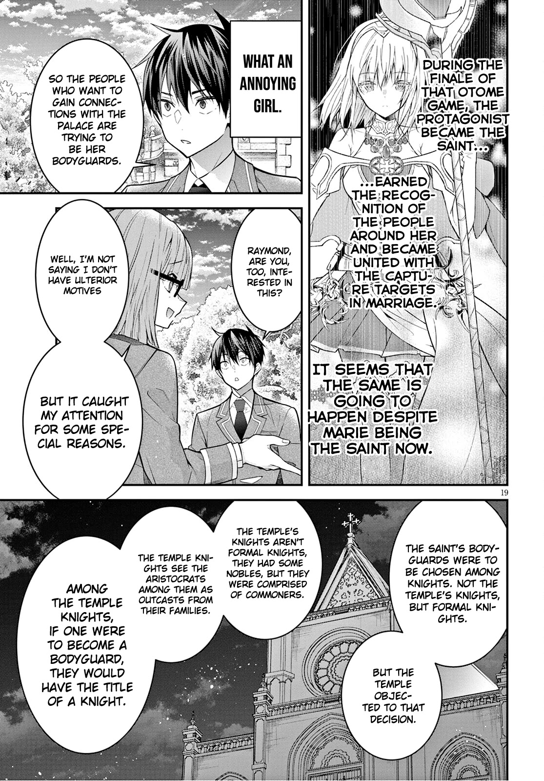 The World of Otome Games is Tough for Mobs Chapter 39 page 19 - Chapter 39: The Saint’s Bodyguard