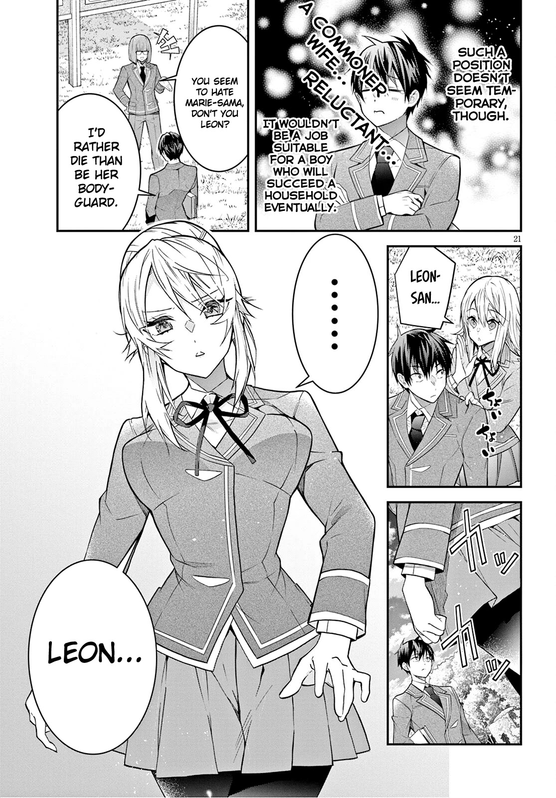 The World of Otome Games is Tough for Mobs Chapter 39 page 21 - Chapter 39: The Saint’s Bodyguard