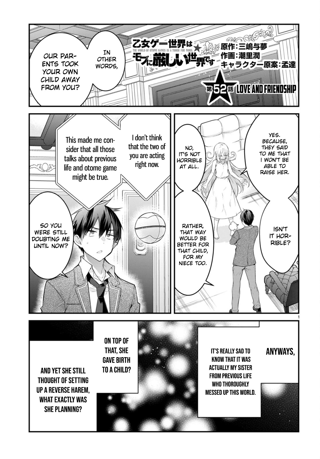 The World of Otome Games is Tough for Mobs Chapter 52 page 1 - Chapter 52