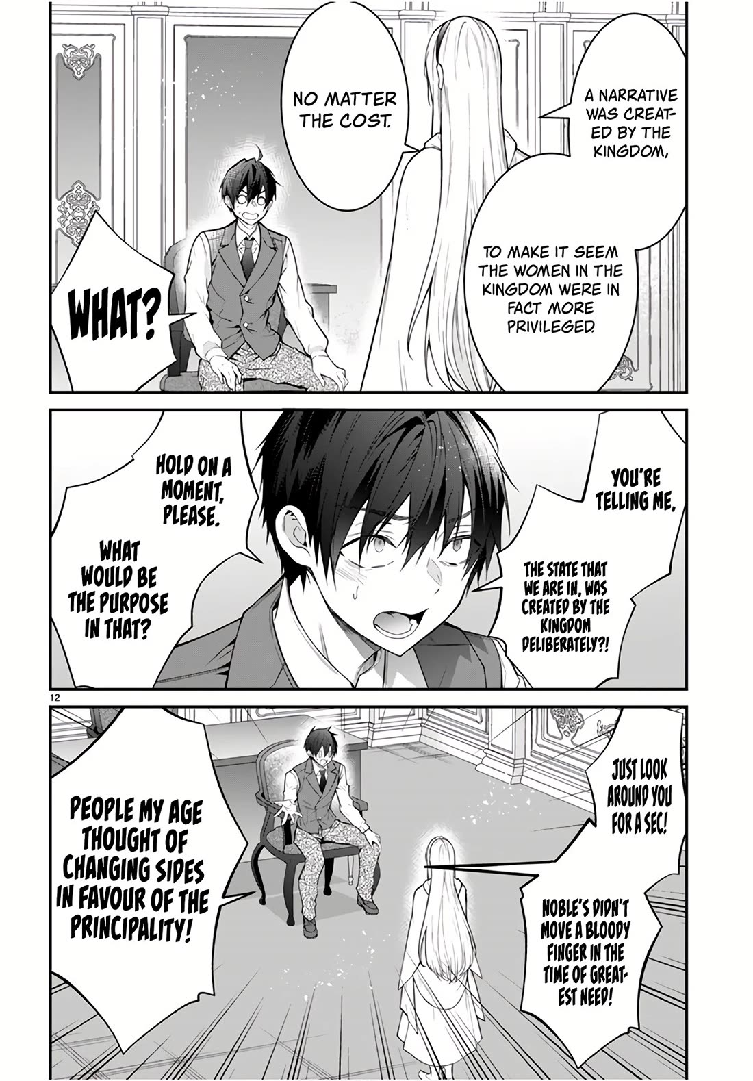 The World of Otome Games is Tough for Mobs Chapter 64 page 12 - Chapter 64
