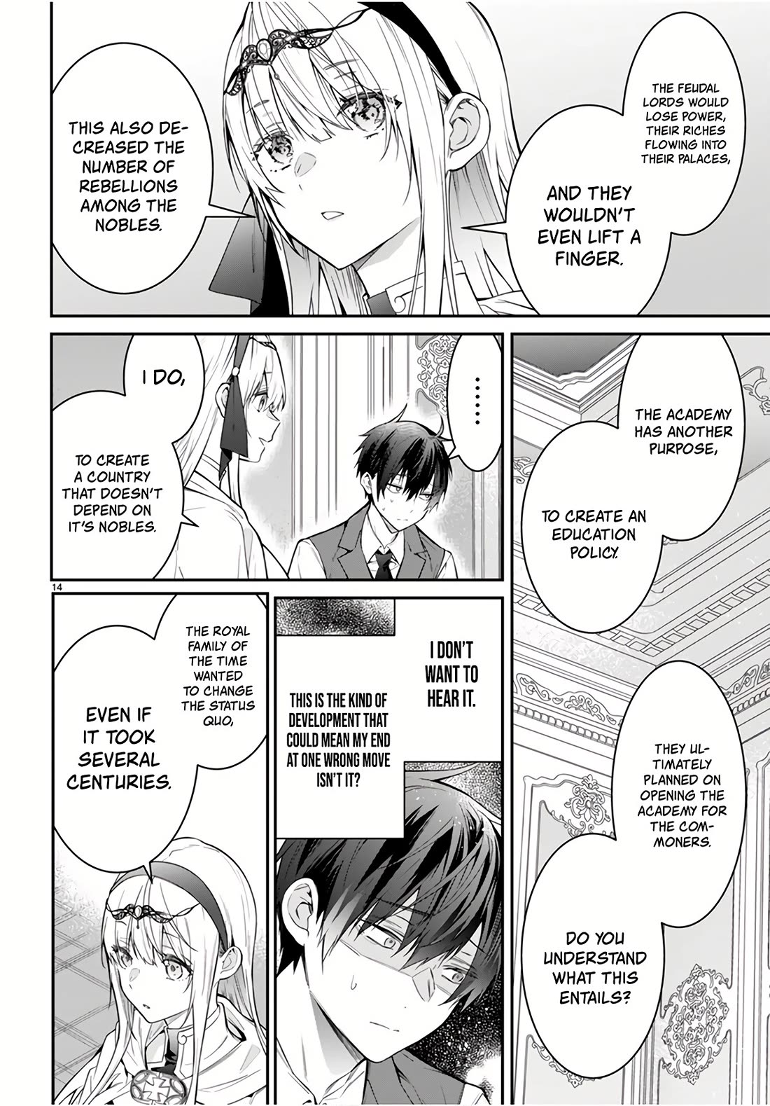 The World of Otome Games is Tough for Mobs Chapter 64 page 14 - Chapter 64