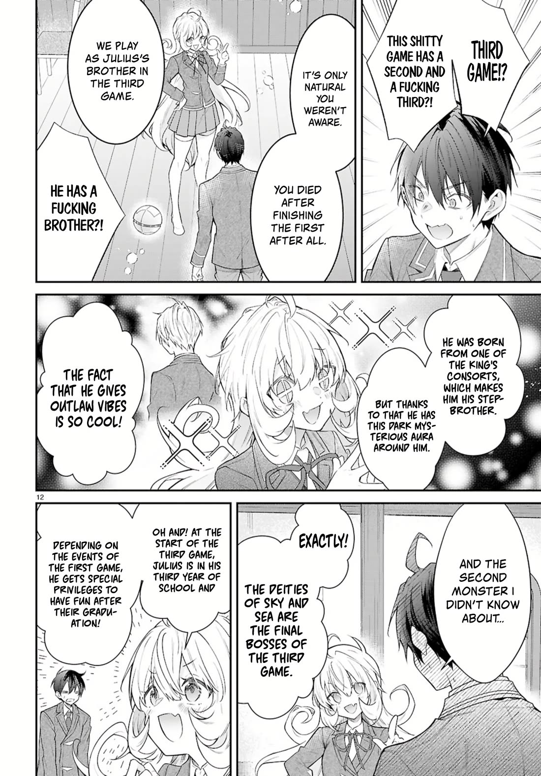 The World of Otome Games is Tough for Mobs Chapter 67 page 12 - Chapter 67