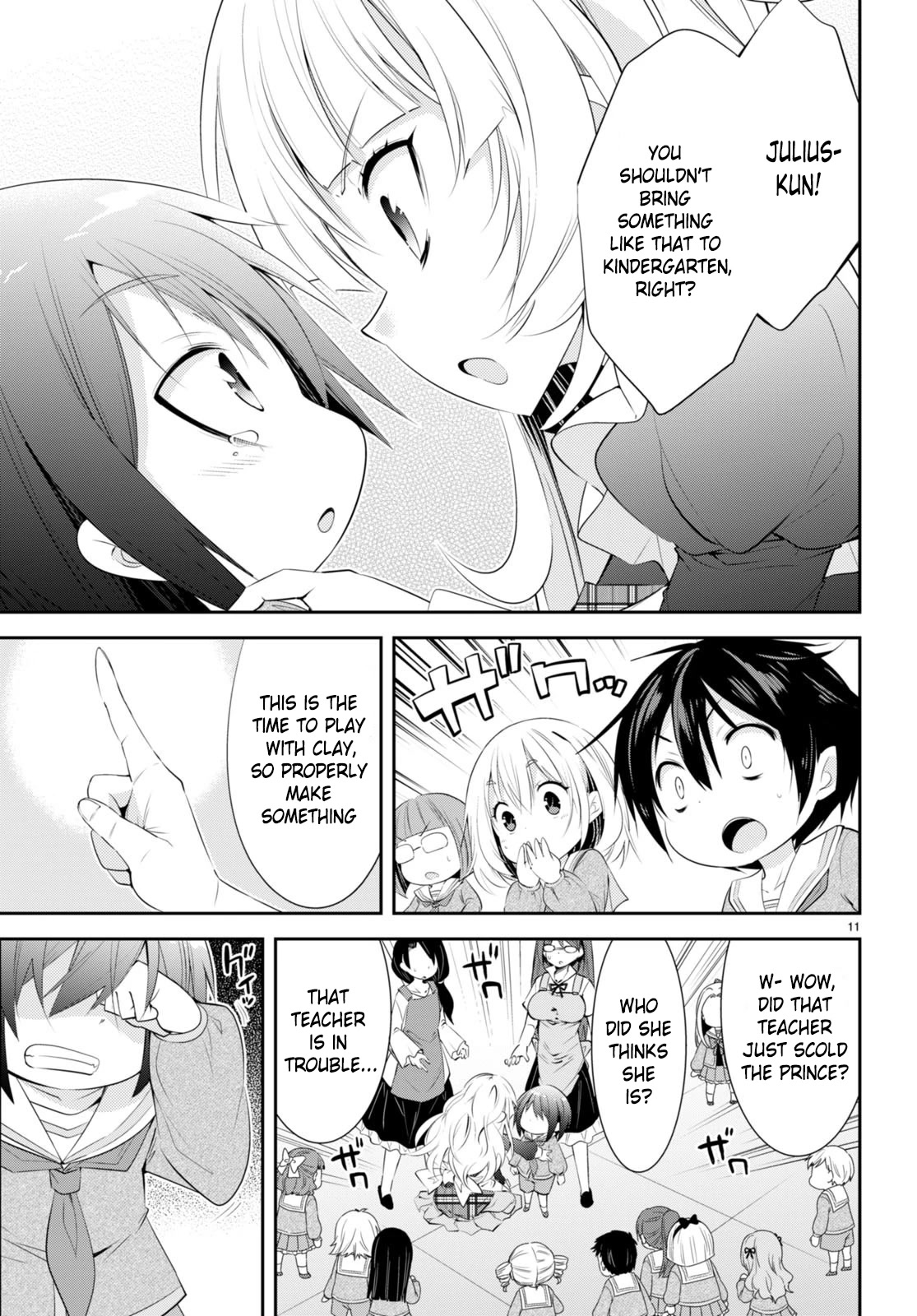 The World of Otome Games Kindergarten is Tough for Mobs Chapter 1 page 14 - Chapter 1: Shine, Fly, Little Mobseka