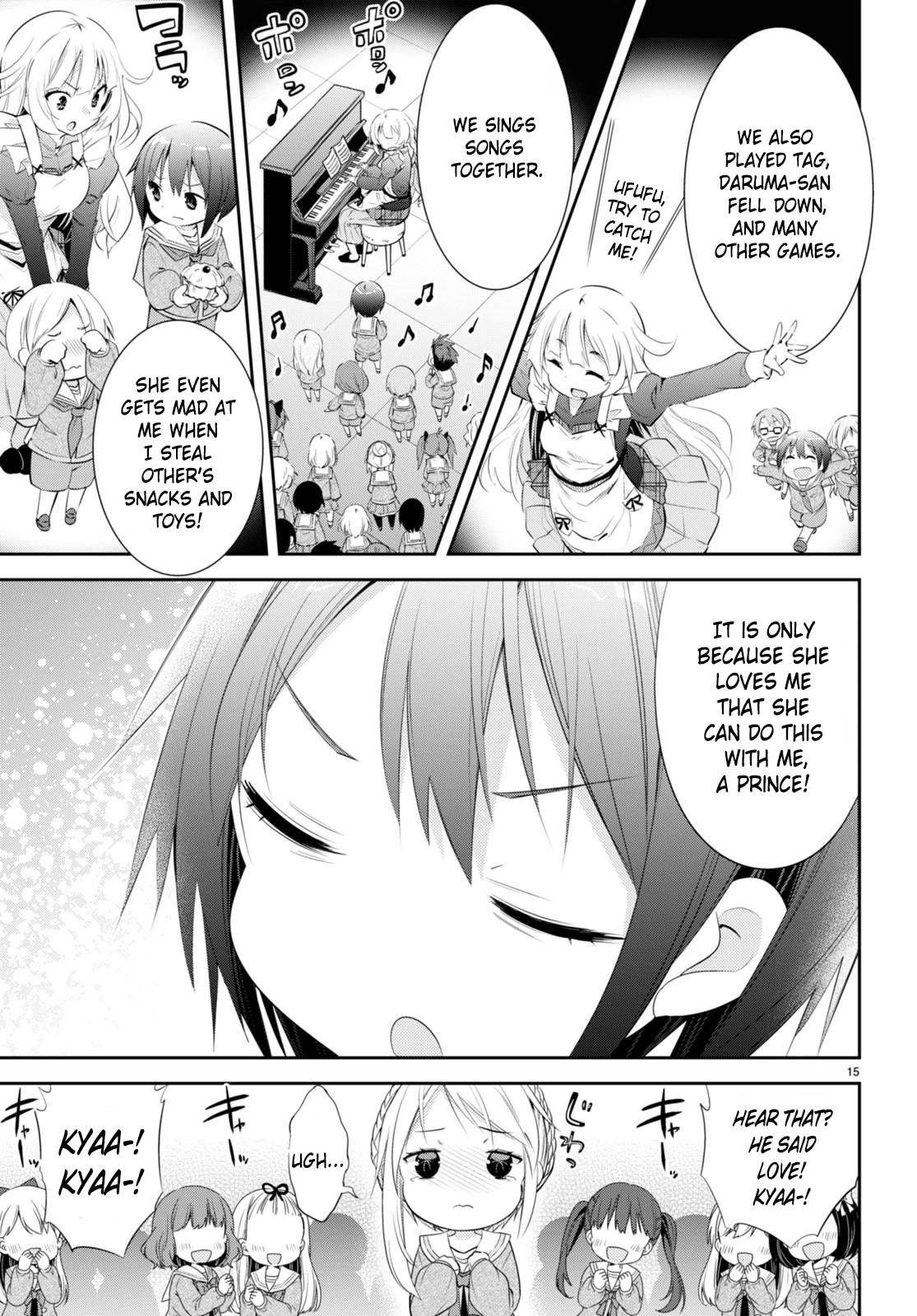 The World of Otome Games Kindergarten is Tough for Mobs Chapter 1 page 18 - Chapter 1: Shine, Fly, Little Mobseka
