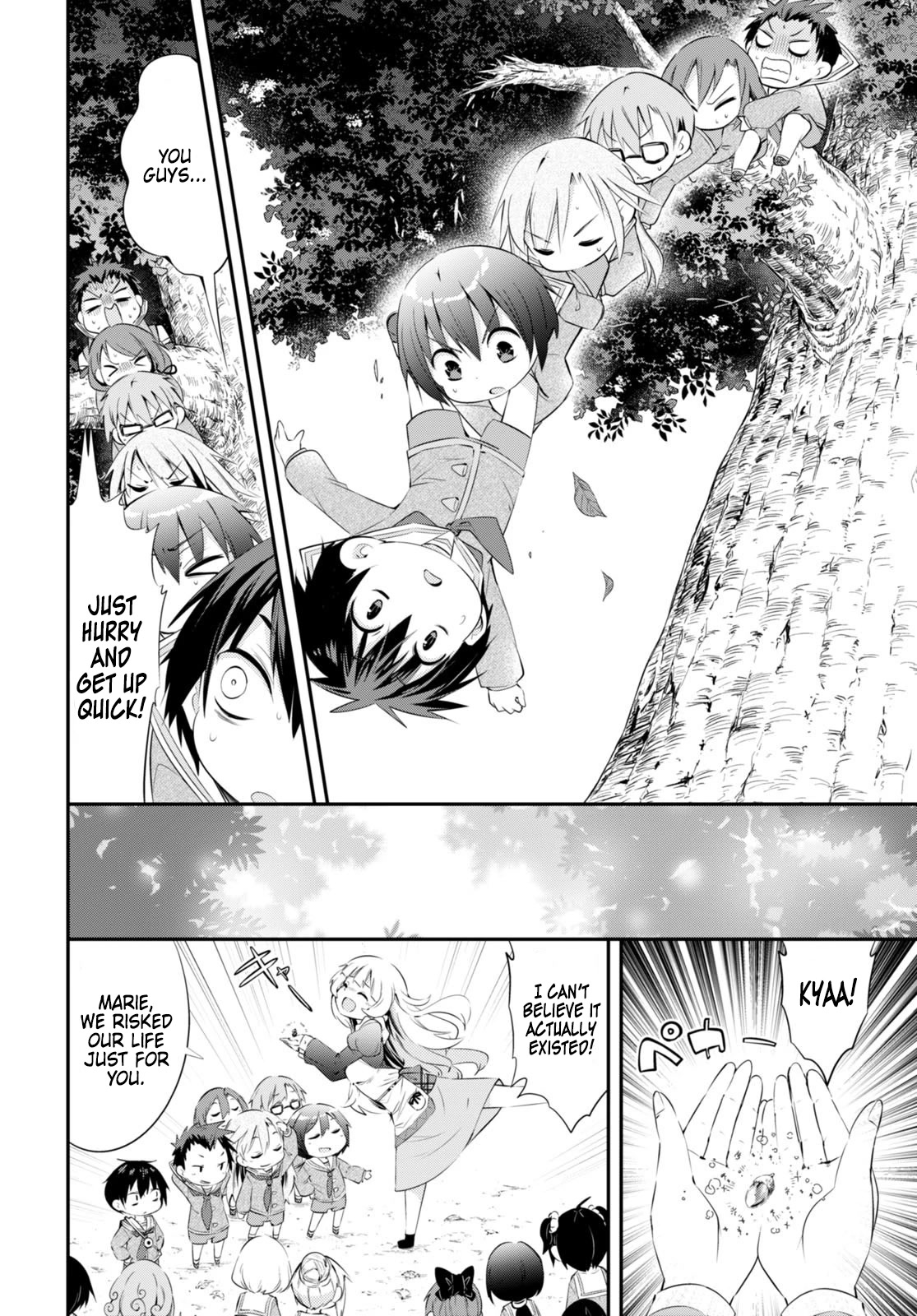 The World of Otome Games Kindergarten is Tough for Mobs Chapter 10 page 12 - Chapter 10: Leaf Picking Full of Dreams