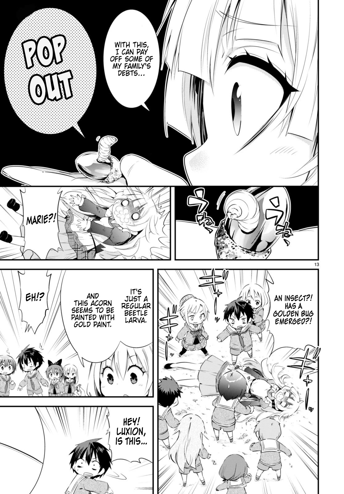 The World of Otome Games Kindergarten is Tough for Mobs Chapter 10 page 13 - Chapter 10: Leaf Picking Full of Dreams